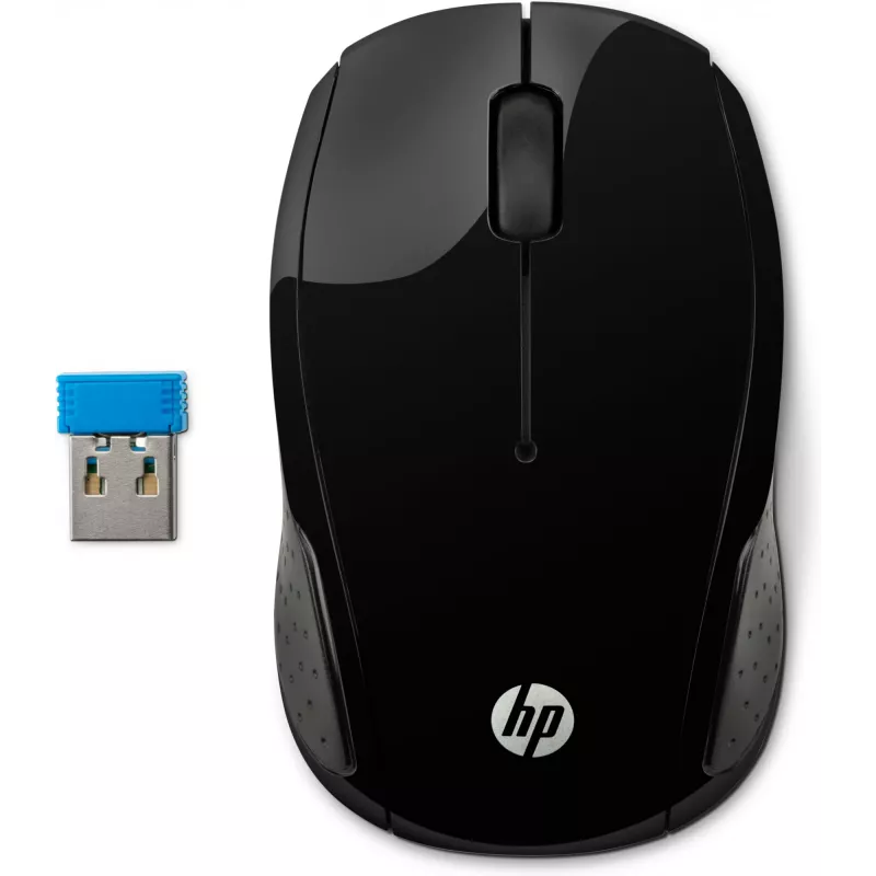 HP Wireless Mouse 200, belaidė pelė, ambidekstrinė, optinė, 1000 DPI, juoda