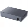 Tinklo jungiklis Cudy GS1005P – 5 prievadų Gigabit Ethernet su 4 PoE prievadais, 60W, metalinis korpusas, montuojamas į stelažą