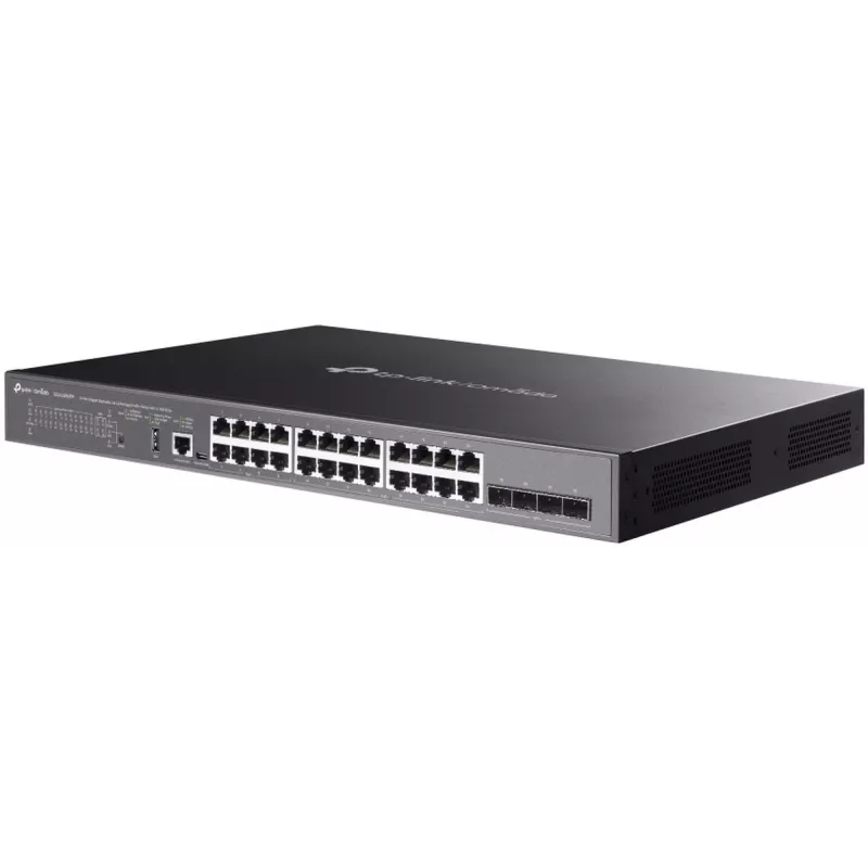 TP-Link SG5428XMPP valdomas L3 tinklo jungiklis su PoE++ 24 prievadais