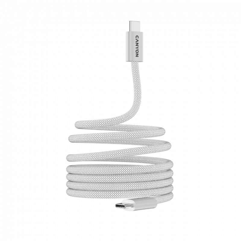 CANYON OnWire 60MG C-C 60W magnetinis pintas laidas 1m baltas
