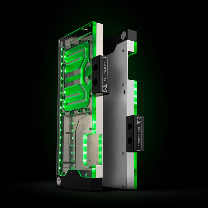 Vandens bloko galinė plokštė EK Water Blocks Nikeliuotas sidabras