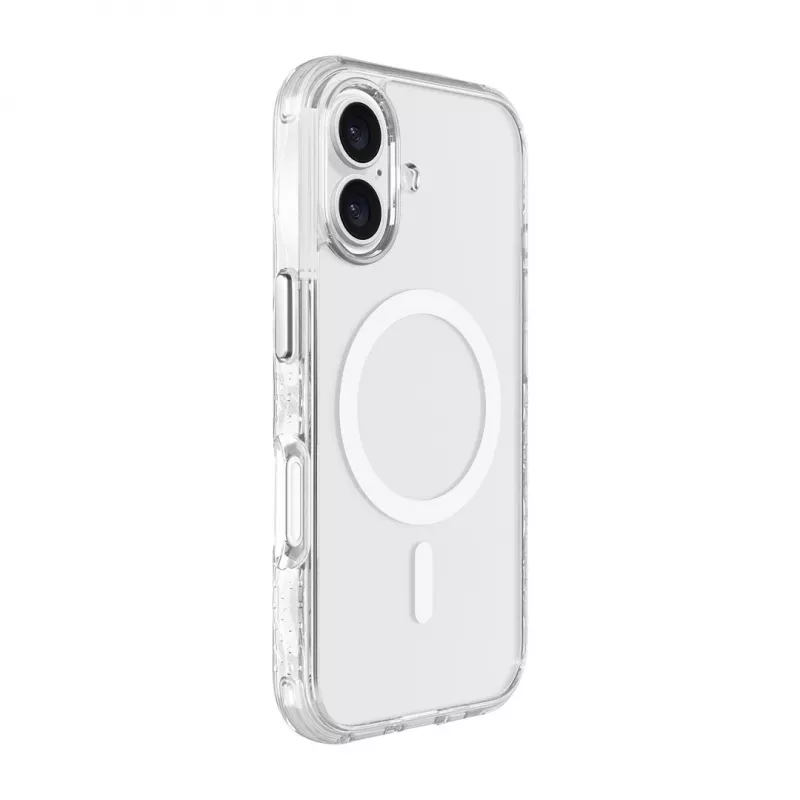 Dėklas LAUT CRYSTAL MATTER X, iPhone 16, permatomas monochrominis