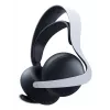 Ausinės Sony PULSE Elite, laidinės ir belaidės, žaidimų, Bluetooth, juodos ir baltos, su įkrovimo stovu