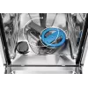 Įmontuojamas indaplovė Electrolux EEG63410L, siaura 45 cm, 10 komplektų, 8 programos, AirDry, AquaStop