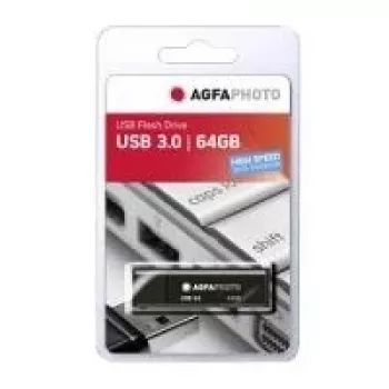 AgfaPhoto USB 3.0 64GB juoda
