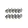 Digitus CAT 5e RJ45 mova jungtis, 10 vnt., auksuoti kontaktai, sidabrinė