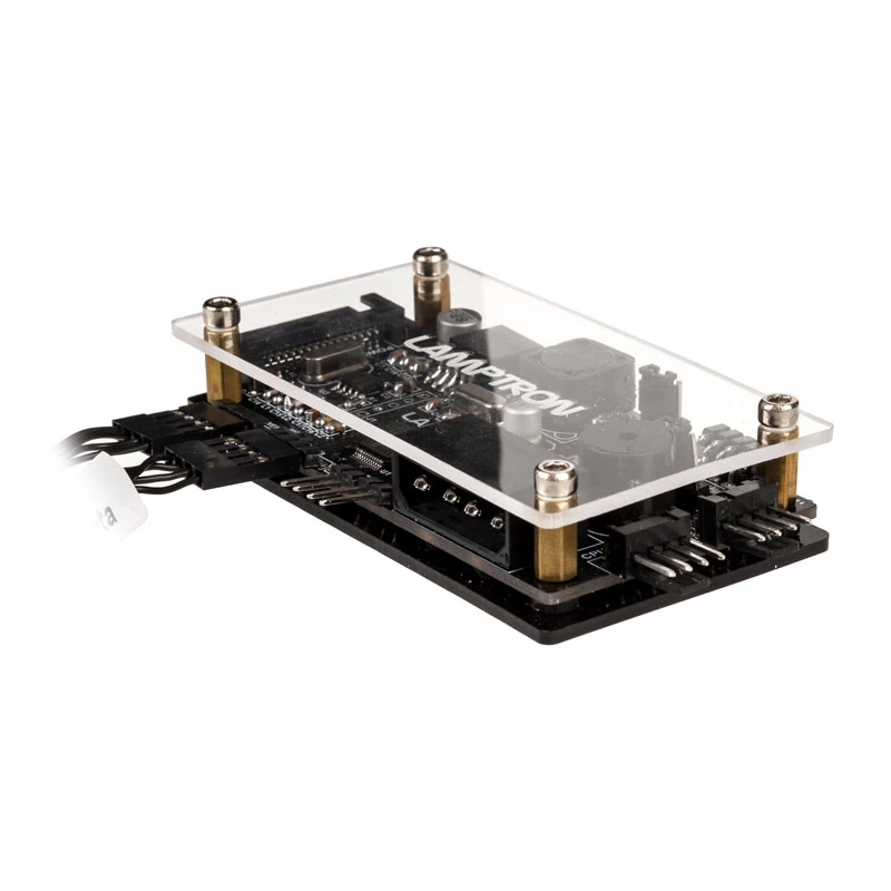 Lamptron TC20 PCI RGB ventiliatorių ir LED valdiklis – sidabrinis