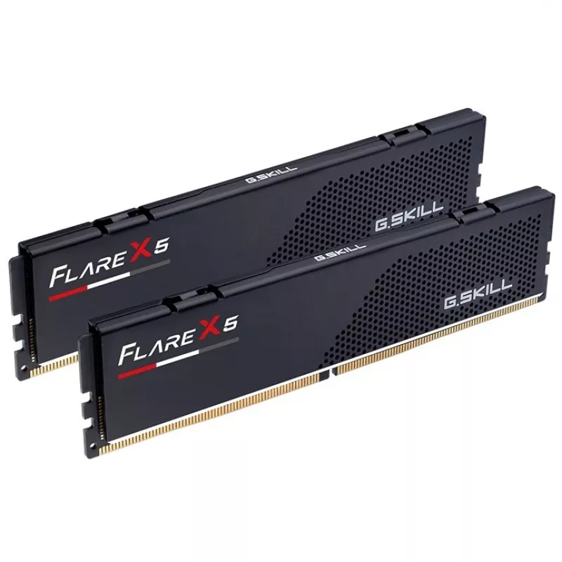 G.SKILL Flare X5 DDR5 64GB (2x32GB) 6000MHz CL30 atminties rinkinys su šilumos sklaidytuvu ir AMD EXPO palaikymu