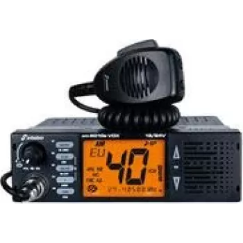 Profesionali mobili radiostacija Stabo XM 5010e, 40 kanalų, juoda, 188×54×160 mm