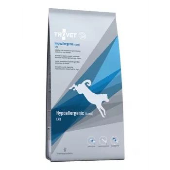 Sausas šunų ėdalas TROVET Hypoallergenic LRD ėriena 3 kg – suaugusiems šunims, 20 % baltymų, 16 % riebalų, be glitimo ir sojos