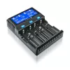 Įkroviklis everActive UC-4200 Universal AC 12V 3A, tinka AA/AAA/C/9V, 4 celės, juodas, su ekranu