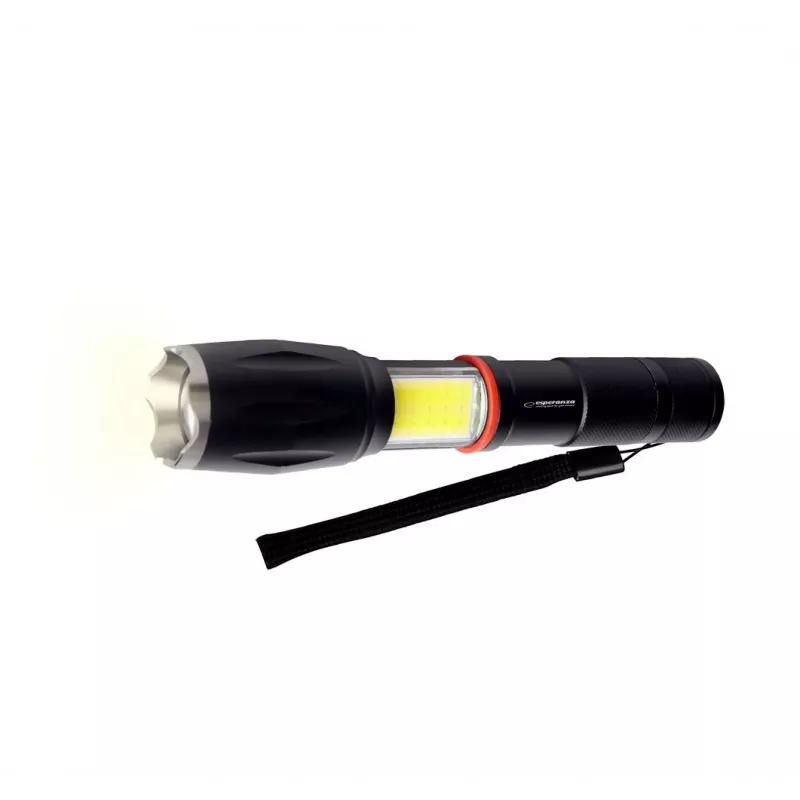 Rankinis žibintuvėlis Esperanza Dione Black LED