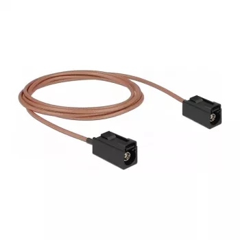 Koaksialinis kabelis DeLOCK 89679 RG-316 1,25m FAKRA A juodas rudas