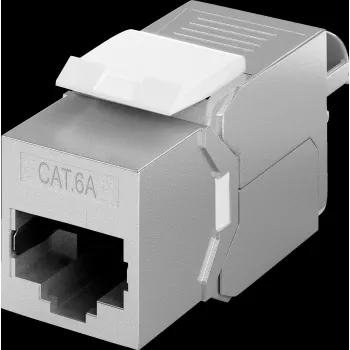 Goobay Keystone RJ45 modulis CAT 6A, STP, lieknas – krokodilo tipo, gnybtų juosta LSA montavimui (be įrankių) (79448)