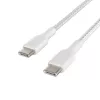 Pintas USB-C į USB-C laidas, 1 m, baltas