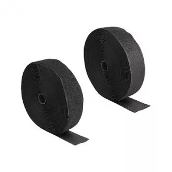 DeLOCK lipnusis kabliuko ir kilpelės diržas 15m x 50mm juodas
