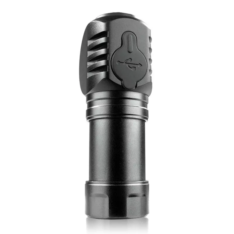 Žibintuvėlis LED 3 darbo režimai 10 W 500 liumenų aliuminio korpusas įkraunamas vandeniui atsparus FL-55R Dripple - EverActive