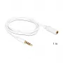 Audio ilginimo laidas DeLOCK 3,5 mm 1 m