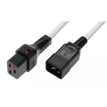 Microconnect MC-C19C20LOCK-3M-W maitinimo laidas su užraktu, 3 m