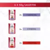 GOURMET Mon Petit Meat Mix šlapias kačių ėdalas 6 x 50 g