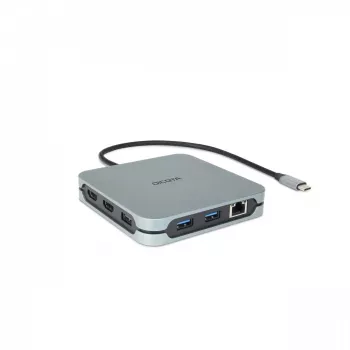 DICOTA D32057 USB Type-C stotelė 10000 Mbit/s sidabrinė