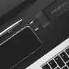 QOLTEC 52419 65W USB-C PD GaN įkroviklis nešiojamam kompiuteriui, 5V/20V 3A/3.25A, 220–240V, 1.8m laidas, juodas