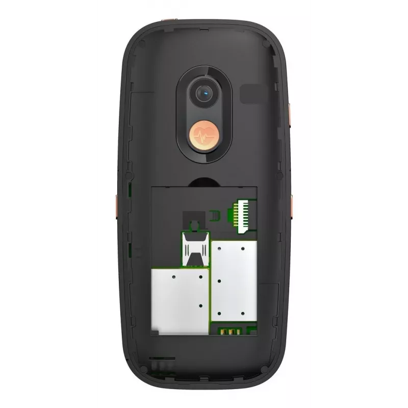 Mobilus telefonas senjorams Gigaset GL695 – 2,31 colio (5,87 cm) ekranas, 240×320, viena SIM, 4G, 2 MP kamera, 1400 mAh, juodas