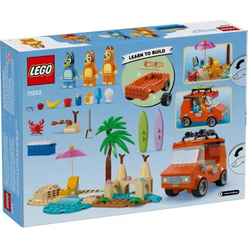 LEGO Bluey Blue Car Family Trip 11202 – žaidimų rinkinys šeimos kelionei