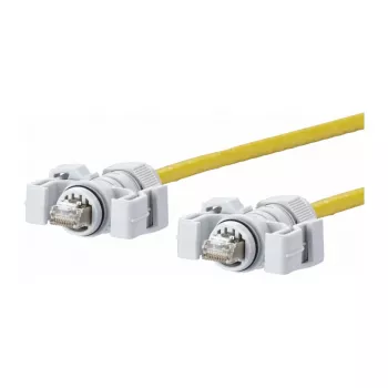 METZ CONNECT 141N113K13K10 Tinklo kabelis 1 m Cat6 S/FTP (S-STP) Geltonas