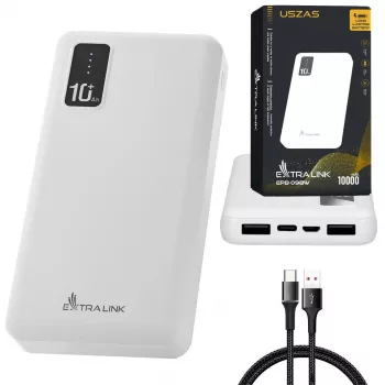 Nešiojamas išorinis akumuliatorius Extralink EPB-098W 10000mAh