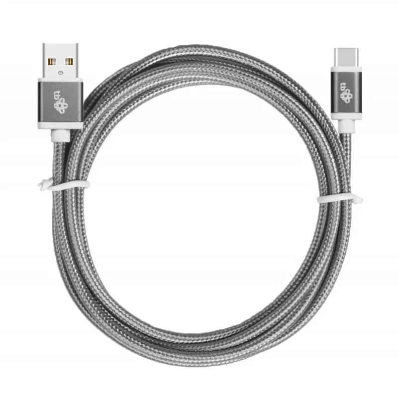 TB USB - USB C laidas 1,5 m pilkas (AKTBXKUCSBA150S)