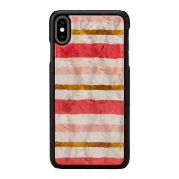 Dėklas iKins iPhone XS Max juodas, trumpas pyragėlio dizainas