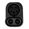 Akyga AK-SC-E11 kompaktiškas elektromobilio įkrovimo adapteris CCS1 – CCS2, DC/AC, IP54, juodas