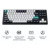 Belaidė klaviatūra Keychron Q3 Max RGB/CARBON Black Q3M-M4