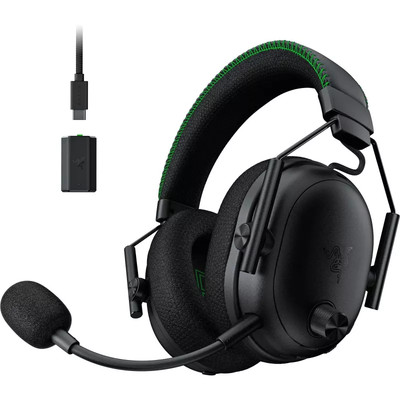 BlackShark V3 Pro Xbox, žaidimų ausinės juodos, ANC, 2,4 GHz USB, Bluetooth, USB, 3,5 mm lizdas