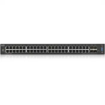 Zyxel XGS2210-52 valdomas L2 Gigabit Ethernet jungiklis (10/100/1000) 1U juodas