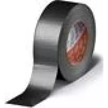 Lipni juosta Tesa 4662, 50 mm x 50 m, juoda, skirta uždarymui/tvirtinimui/taisymui