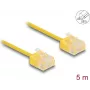 Tinklo kabelis DeLOCK RJ45 Cat.6 UTP 5m Geltonas