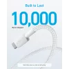 USB A į USB C laidas Anker A81H5G21 — 0,9 m, baltas