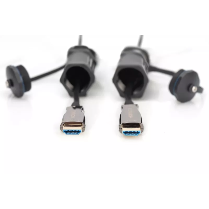 Digitus 4K HDMI AOC Armored jungiamasis kabelis 10 m 2.0 14.4 Gbit/s