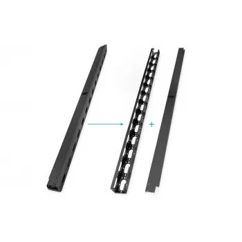 Priedas stovui Digitus DN-19 ORG-42U-SV kabelių kanalų rinkinys