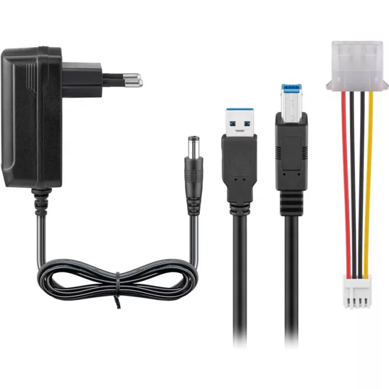 Išorinis HDD/SSD adapteris WENTRONIC USB 3.0 — Goobay 72013 (IDE/SATA palaikymas)