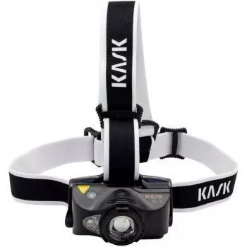 KASK WLA00002-240 KL-2 240 šalmo žibintas – LED priekinė lemputė be rankų, juoda/balta