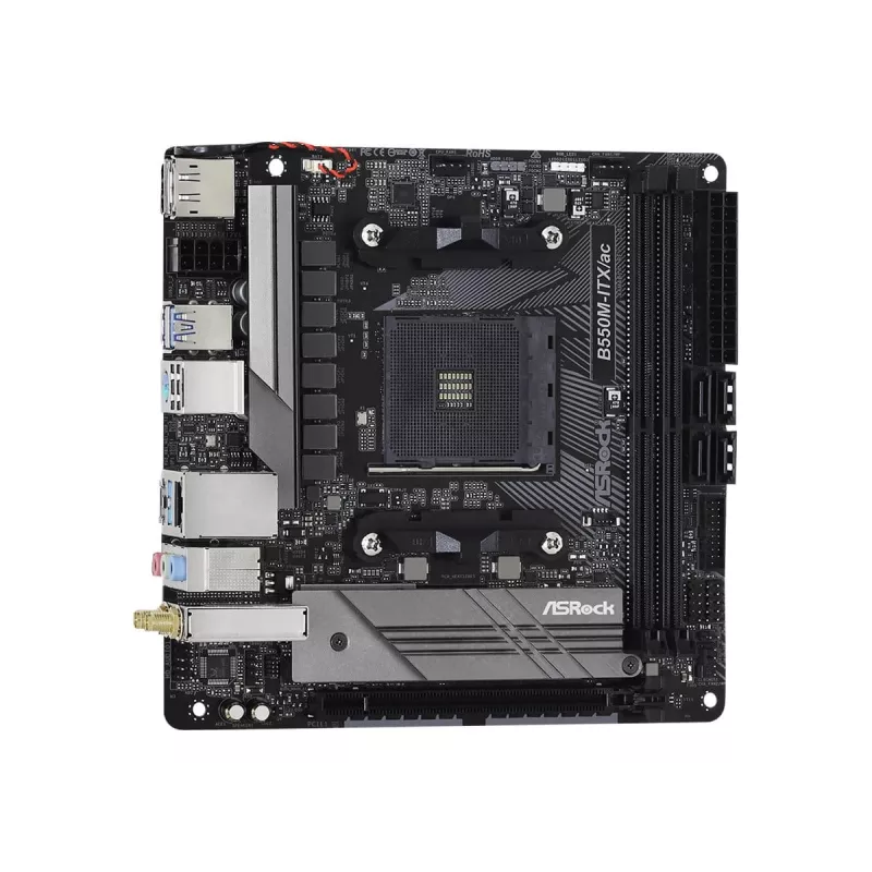 Motininė plokštė ASRock B550M-ITX/ac AMD B550 Socket AM4 mini ITX