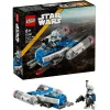 LEGO Star Wars Kapitono Rekso Y-Wing mikrokovas – Žvaigždžių karų: Klonų karai žaislinis erdvėlaivis su minifigūrėle, 6+ metų berniukams