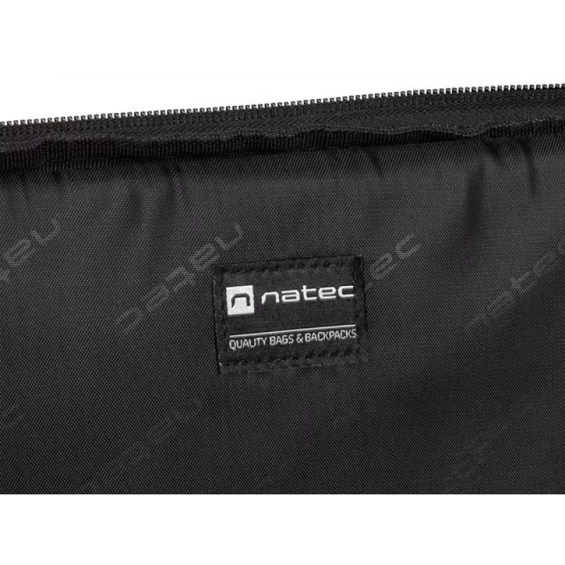 Portfelis NATEC Beira 39,6 cm (15,6 colio) – poliesteris, 1 pagrindinis skyrius, petnešėlė, juoda