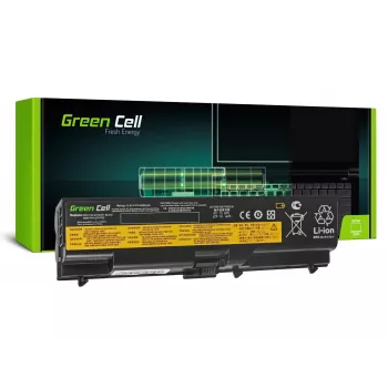 Green Cell LE05 baterija, skirta Lenovo ThinkPad T410 T420 T510 T520 W510 Edge 14 15 E525 — 11,1 V 4400 mAh Li-Ion, 6 elementų, juoda