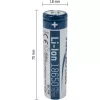 ANSMANN Baterija 18650 Li-Ion 2600 mAh 9,36 Wh Sidabrinė (1307-0000)