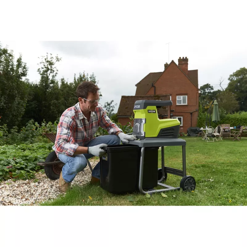Ryobi RSH3045U - Smulkintuvas - Elektrinis - 3000 W - Smulkinimo talpa: 45 mm - 21 kg