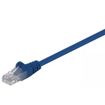Wentronic Goobay CAT 5e Patch Laidas, U/UTP, Mėlynas, 0,5 m - CCA Vario-aliuminio Mišinys (68335)